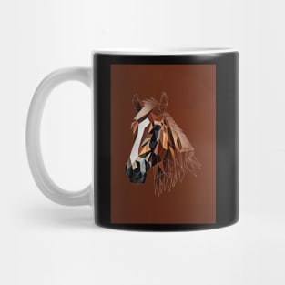 Low Poly Horse Mug